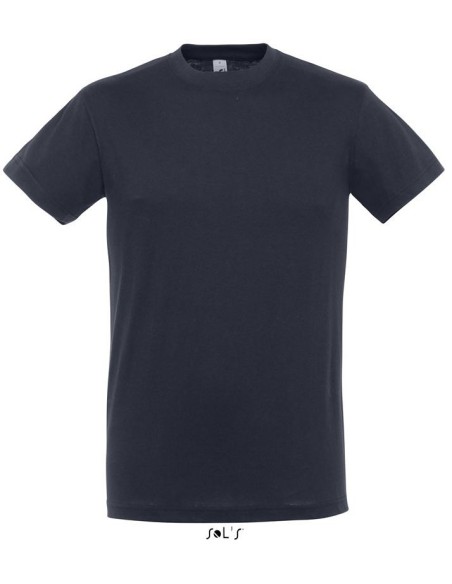 Tricou cu maneca scurta, unisex Sol'S Regent, culoare bleumarin (navy), vedere din fata