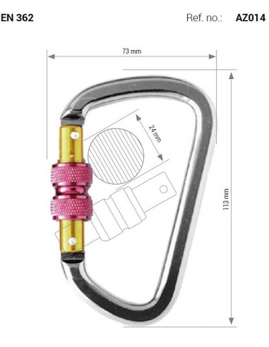 Carabinieră din aluminiu AZ 014