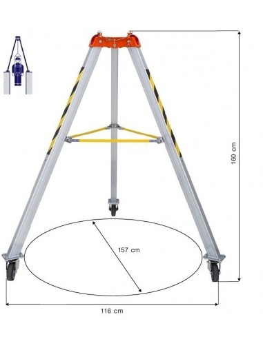 Tripod pentru salvare TM 6
