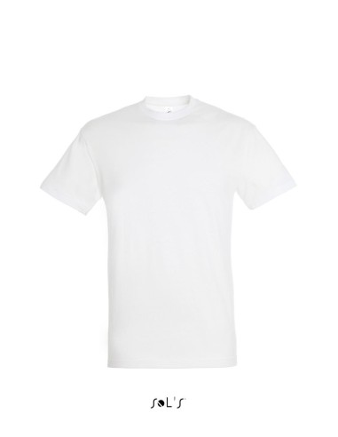 Tricou cu maneca scurta, unisex Sol'S Regent, culoare albu, vedere din fata
