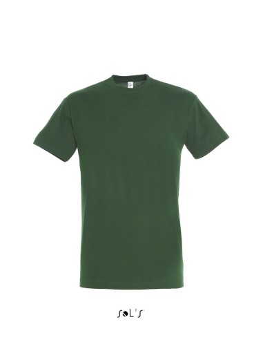 Tricou cu maneca scurta, unisex Sol'S Regent, culoare verde inchis (Tuborg, padurar), vedere din fata