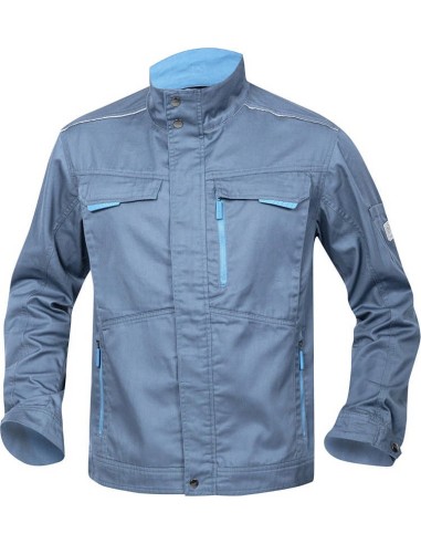 Jachetă de lucru ARDON® SUMMER din poliester și bumbac ARDON® SUMMER gri deschis vazuta din față