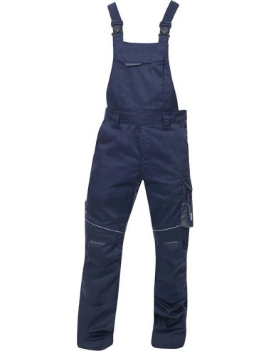 Pantaloni stretch cu pieptar din...