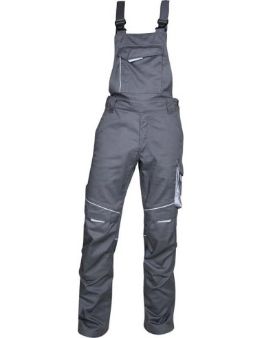 Pantaloni stretch cu pieptar din...