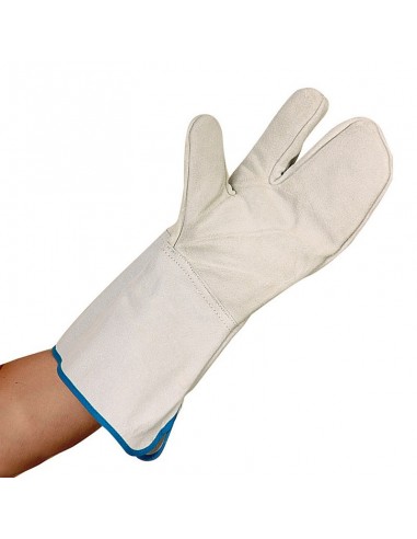 Mănuși anticalorice din piele, cu...