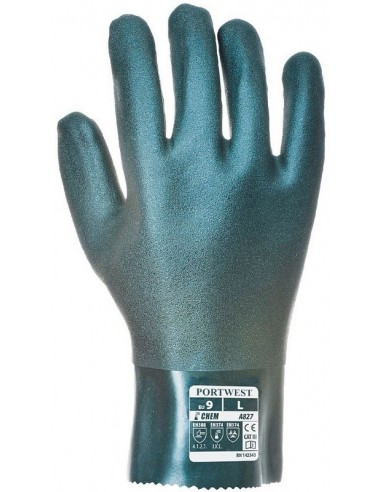 Mănuşi antiacide DOUBLE DIPPED PVC A827