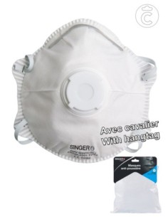 Semimască filtrantă FFP2 cu...