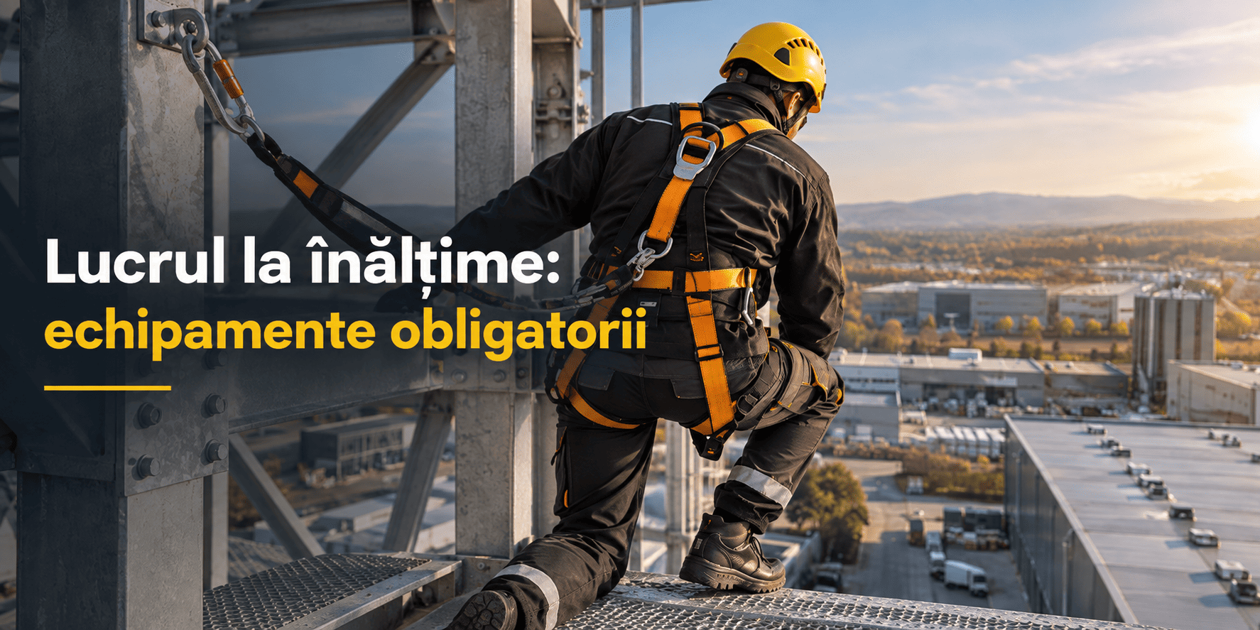 Echipamente obligatorii pentru lucrul la înălțime